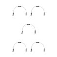 thumbnail image 3 of Guardoinrt Élégant Réglable Lunettes Lunettes Sangle Confortable et Pratique Noir Allongé 5Set, 3 of 6