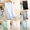 thumbnail image 4 of Lefu Women Ice Silk Traceless Sleeveless Tank Tops Singlet Quick Dry Sports Vests, 4 of 7