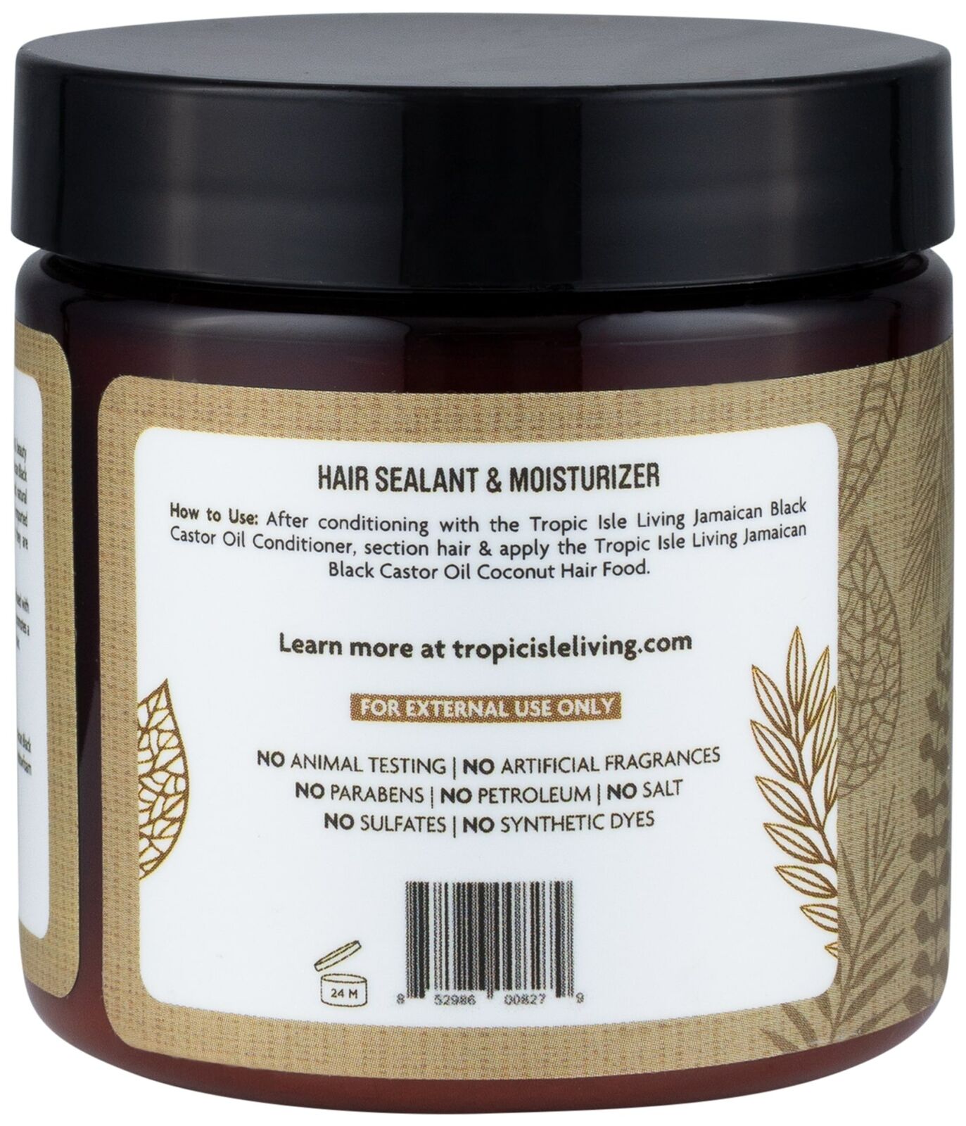 TROPIC ISLE Living Hair Food Coconut Jamaican Black Castor Hair Oil, 4 oz - image 3 of 3