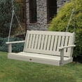 thumbnail image 2 of Highwood 5ft Lehigh Porch Swing - Outdoor, Eco-friendly, Synthetic Wood, 2 of 4