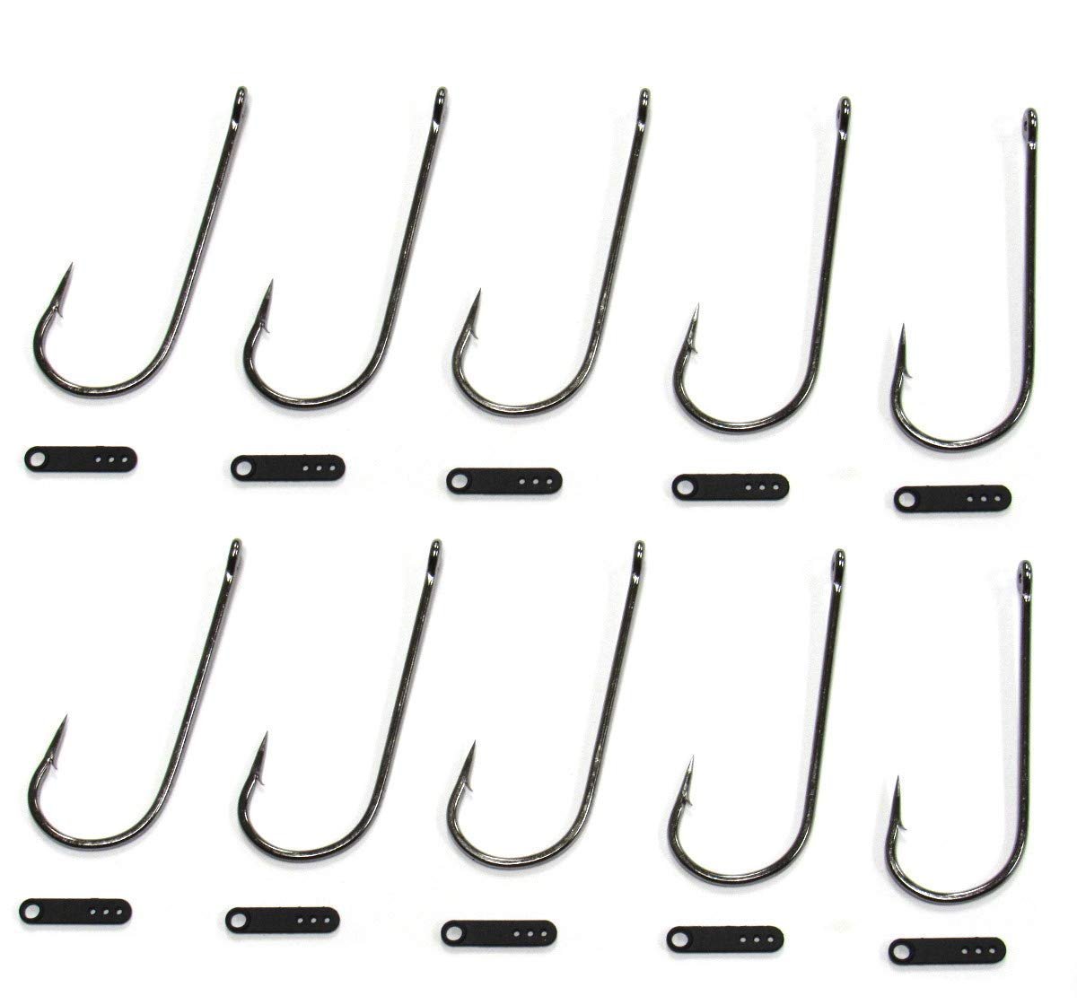 Harmony Razor Series Extra Heavy Flipping Hooks 10 Pack w/ 10 Bait Straps 4/0 10 Pack w/Bait Straps - image 1 of 7
