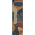 thumbnail image 2 of Addison Rugs Mayfield Premium Machine Washable Transitional Abstract Navy Runner Rug, 2'3" x 7'6", 2 of 6