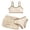 Z1Khaki, variant on lnmuld Youth & Big Kids Girls Ruffled 2 Piece Swimsuit Set - Matching Cover Up Skirt Color:Yellow,Size:14-15 Years