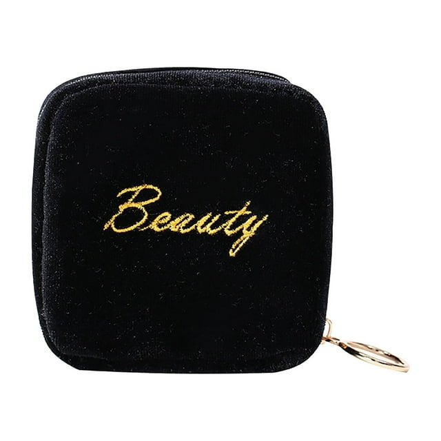 Mini Zipper Wristlet Bag for Lipstick & Cosmetics - Small Travel Pouch for Makeup, Toiletries, Work & Vacation - Multiple Colors Available