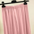 thumbnail image 5 of Kaemgyyd Womens Pajama Pants Flowy Wide Leg Capri Yoga Pants Lounge Comfy Sleep Pj Bottoms Sleepwear with Pockets, 5 of 6