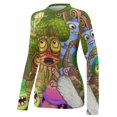 thumbnail image 4 of My Singing Monsters Women's Sunscreen Shirt Long Sleeve Workout Tops Crewneck Soft Comfy Tees Casual T-Shirt L, 4 of 7