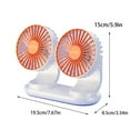 thumbnail image 3 of Mini Conditioner, 7in Conditioners Portable For Room W/3 Speeds, USB Powered Cooler Fan & Humidifier For Space Up to 65% off!, 3 of 7