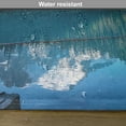 thumbnail image 6 of Ambesonne Winter Place Mats Set of 4, Snowy Frozen Mountain, Standard Size, Blue White Green, 6 of 6