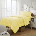 thumbnail image 1 of Juego de ropa de cama Sweet Home Collection, tamaño doble, amarillo, 5 piezas, 1 of 1