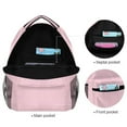 thumbnail image 4 of School Backpack Lightweight Multipocket College High Middle Student Bag 15L Soft Pink, 4 of 9