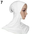 thumbnail image 3 of SPRING PARK 15 Colors Women's Solid Color Muslim Modal Full Cover Hijab Cap Islamic Head Wear Hat Casual Underscarf, 3 of 3
