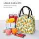 thumbnail image 5 of Fotbe Pineapple Bolsa de Almuerzo con Estampado, Lonchera Aislada, Contenedor de Comida Reutilizable Tipo Cooler a Prueba de Fugas, 5 of 6