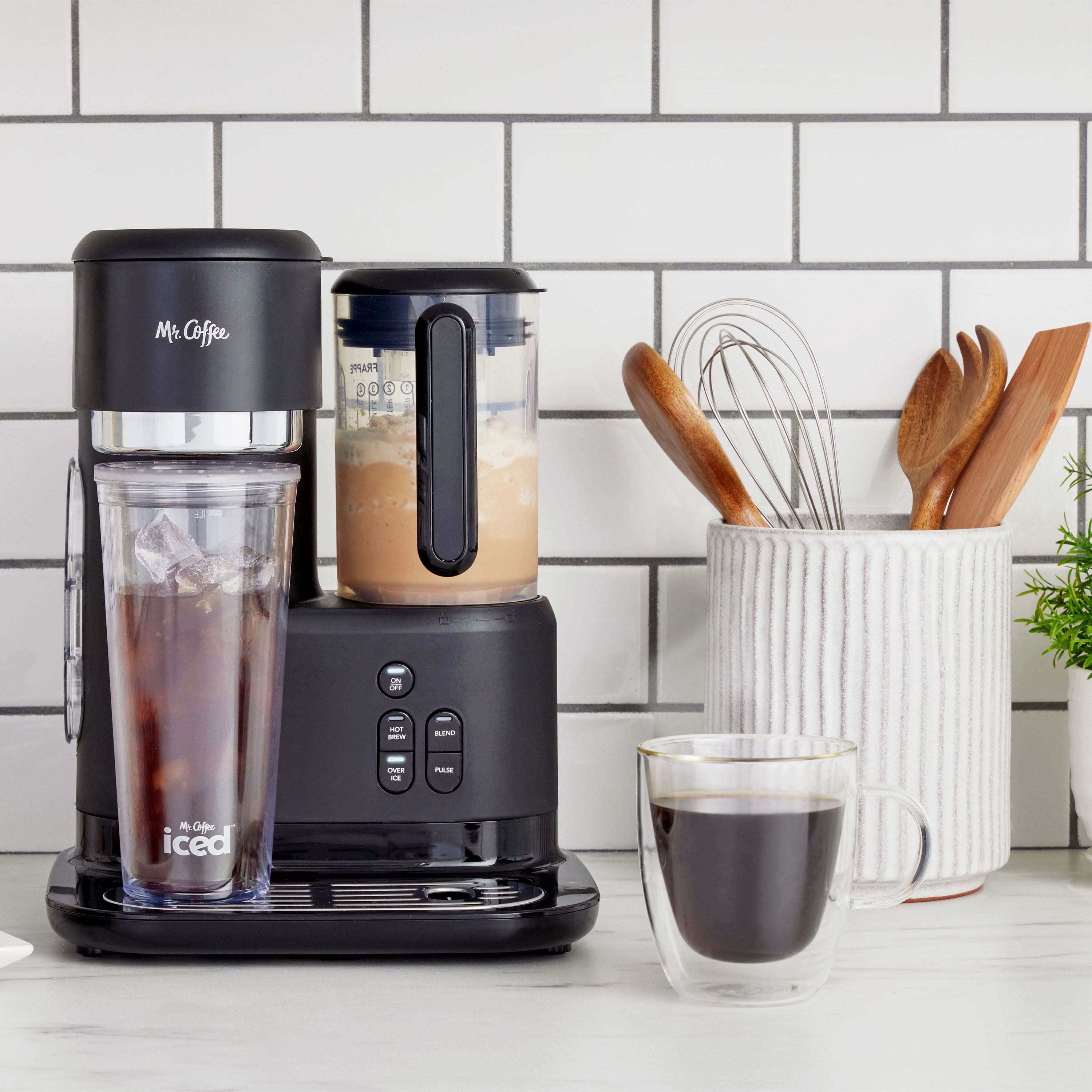 Mr. Coffee® Single-Serve Frappe™, Iced, and Hot Coffee Maker and Blender
