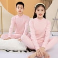 thumbnail image 5 of Tawop Thermal Underwear Unisex Long Johns Warm Striped Crewneck Long Sleeves Outfits Top and Bottom Set Base Layer Fall Clothing, 5 of 5