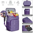 thumbnail image 5 of Travel Cooler Bag - Purple Leopard Print Camping Beer Cooler Backpack with Bottle Opener- Waterproof Insulated Picnic Backpacks - Cooler Bag for Beach, 5 of 6
