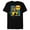 Black, variant on Studios X-Men ’97 Wolverine Claws Logo Action Panels- Short Sleeve Blended T-Shirt for Adults - Customized-Yellow