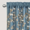 thumbnail image 6 of Lush Decor Flower Drops Floral Red Single Window Panel Curtain, 42" x 84", 6 of 10