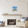 thumbnail image 3 of Stupell Industries Miami Beach Summer Hut Nature Painting Gallery Wrapped Canvas Print Wall Art, 17 x 17, 3 of 8