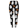 thumbnail image 6 of Hkoxplj Halloween Leggings for Women Cotton Blend High Waist Printed Leggings Bat Ghost Pumpkin Funny Novelty Casual Workout Stretch Pants Festival Party Tights All Season Athletic Leggings, 6 of 6