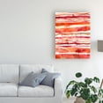 thumbnail image 3 of Trademark Fine Art 'Tangerine Stripes I' Canvas Art by Regina Moore, 3 of 4