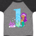 thumbnail image 4 of Inktastic First Birthday Mermaid Girls Baby Bodysuit, 4 of 5