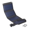 thumbnail image 1 of Inteprter Paneles solares USB 20W de teléfono plegable Senderismo Escalada Banco de energía Luz solar Placa de carga Camuflaje Electrónica Negro, 1 of 6