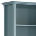 thumbnail image 5 of Simpli Home Amherst 30 inch Wide Solid Wood Transitional 5 Shelf Bookcase in French Blue, 5 of 8