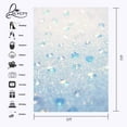 thumbnail image 3 of ABPHOTO Polyester 5x7ft Minimalist Backdrop Water Droplets Petals Light Background for Personal Party and Photography Studio Background Props, 3 of 5