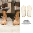 thumbnail image 3 of unbranded 12Pares Zapatillas Para Interior De Tela Cepillada Y Eva De Uso Desechable Para Hotel Y Hogar, 3 of 6