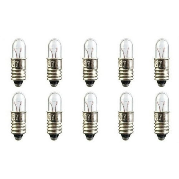 CEC Industries #378 Bulbs, 6.3 V, 1.26 W, E5.5 Base, T-1.75 shape (Box of 10)
