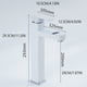 thumbnail image 3 of Billuyoard Grifo de lavabo Digital, grifo de temperatura de agua fría y caliente, grifo mezclador inteligente para lavabo, baño, inodoro, ducha Accesorios de baño negro normal Billuyoard HA068170-01, 3 of 6