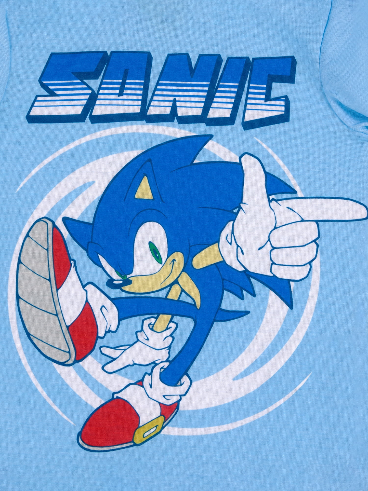 Sonic the Hedgehog Boys Short Sleeve Top and Sleep Pants Pajama Set, 2-Piece, Sizes 4-16