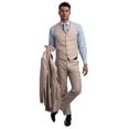 thumbnail image 3 of Men's 3pc Solid Suit, Notch Lapel, 3 of 4