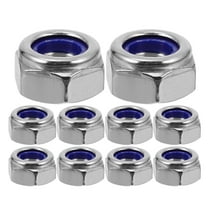 LOLIPPYY 15pcs Bolts and Nuts Set Hexagonal Stainless Steel Hardware Silver for DIY