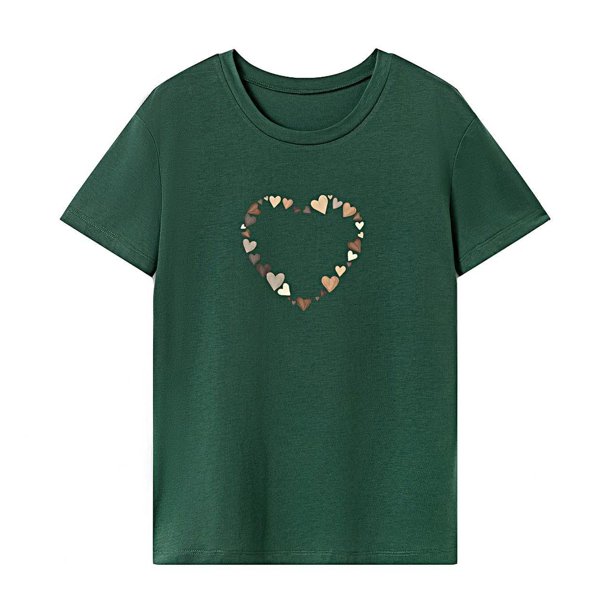 Camiseta para mujer Verano Transpirable Cómodo Suave Verano Tops para Senderismo Viaje S
