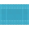thumbnail image 1 of Ahgly Company Machine Washable Indoor Rectangle Transitional Deep Sky Blue Area Rugs, 2' x 3', 1 of 7