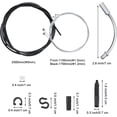 thumbnail image 2 of Cycling Brake System Upgrade, Bike Brake Cable Housing Kit, Aluminium Alloy V Brake Noodle Enhances Smooth Operation for Mountain & Road Bikes, Protect Brake Line (1 Piece), 2 of 5
