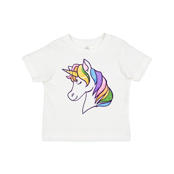 Inktastic Cute Rainbow Unicorn Boys or Girls Toddler T-Shirt