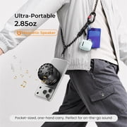 Imego Portable Mini Magnetic Bluetooth Speaker Adjustable Phone Stand & Kitche, Refrigerator, Anything Magnet, Gifts Black