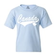 thumbnail image 1 of Shop4Ever Youth Canada White with Leaf Proud Canadian Flag Graphic Youth T-Shirt, 1 of 4
