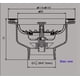 thumbnail image 5 of Desagüe para fregadero de acero inoxidable con accesorio ABS y canasta de 114 mm/1,5" con prevención de desbordamiento, 5 of 5