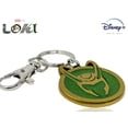 thumbnail image 2 of Marvel Studios Officially Licensed: Loki Helmet Symbol Keychain, Stainless Steel - 3.5 cm x 4 cm, 2 of 7