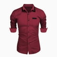 thumbnail image 2 of WREESH Men's Stretch Formal Shirt - Business Casual Button Down with Breathable Elbow-Length Sleeves, Office To Afterwork, 2 of 9