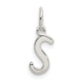 thumbnail image 1 of Pendentif en Forme de S Initial en Argent Sterling 925, 1 of 4