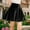 Black, variant on dazeni Velvet Skirt for Girls Soft High Waist Stretchy Flared Mini Skorts Spring Fall Holiday Skater Skirt Hot Pink 9-10 Years