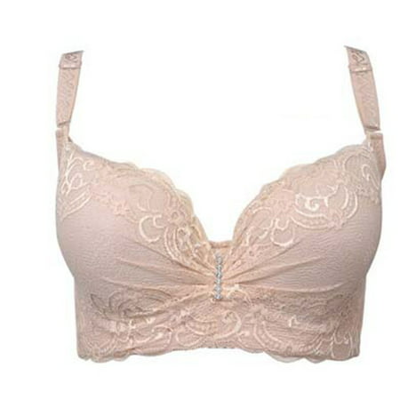 Women C Cup Saxy Lace Push Up Bra Plus Size Wired Convertible Straps New | Walmart Canada