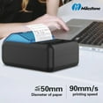 thumbnail image 2 of Milestone Milestone Imprimante Thermique Compacte MHT-P11 - Imprimante de Reçus 58mm avec USB/Bluetooth, Noir & Bleu, Supporte Android/iOS/Windows, Commande ESC, Vitesse 60-90mm/s, Charge Type-C, 2 of 6