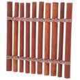 thumbnail image 1 of DEEPCRAFF Pan Flute Instrument Bamboo Raft For Beginners Brown 1Pcs Garden Decorations, 1 of 6