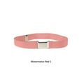 thumbnail image 2 of 1 Set Simple Conception Enfants Élastique Ceinture Garçons Réglable Boucle Extensible Ceinture Réutilisable Jeans Vêtements Accessoires Pastèque Rouge, 2 of 8