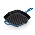thumbnail image 4 of Skillet Grill Le Creuset, hierro fundido esmaltado, 10.25 pulgadas, Marsella, 4 of 7